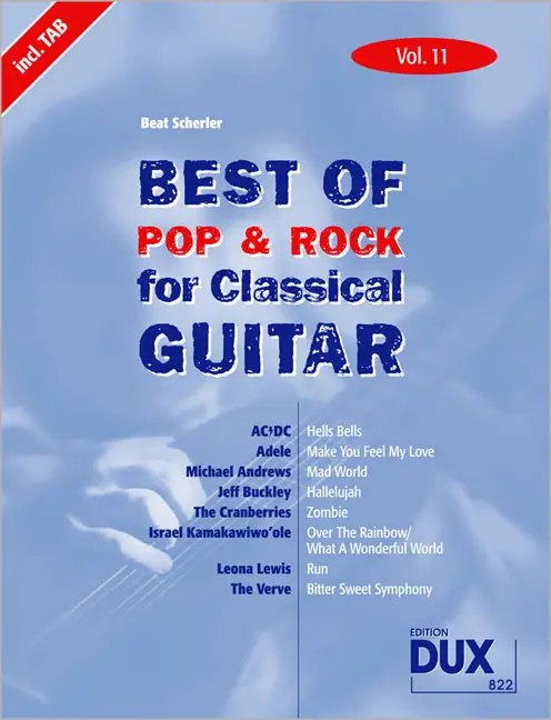 Best of  Pop & Rock for Classical Guitar Vol. 11